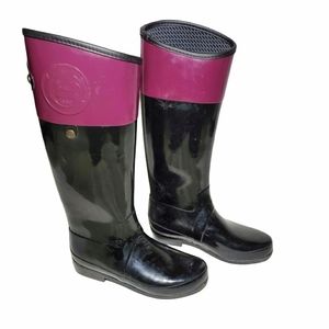 HUNTER Sandhurst Carlyle Tall Riding Rain Boot Size 7